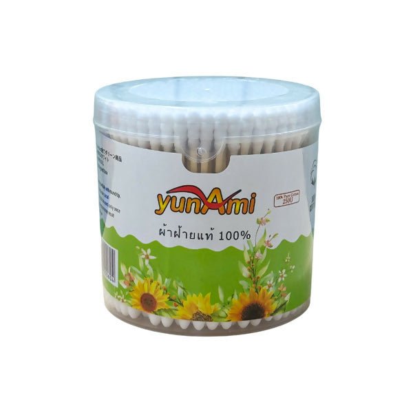សំឡីត្រចៀក Yunami Pure Cotton 250pcs - កន្សែងសើម ក្រដាសស្ងួត និងសំឡីត្បាលត្រចៀក (Wet Wipes, Dry Paper & Earwax)