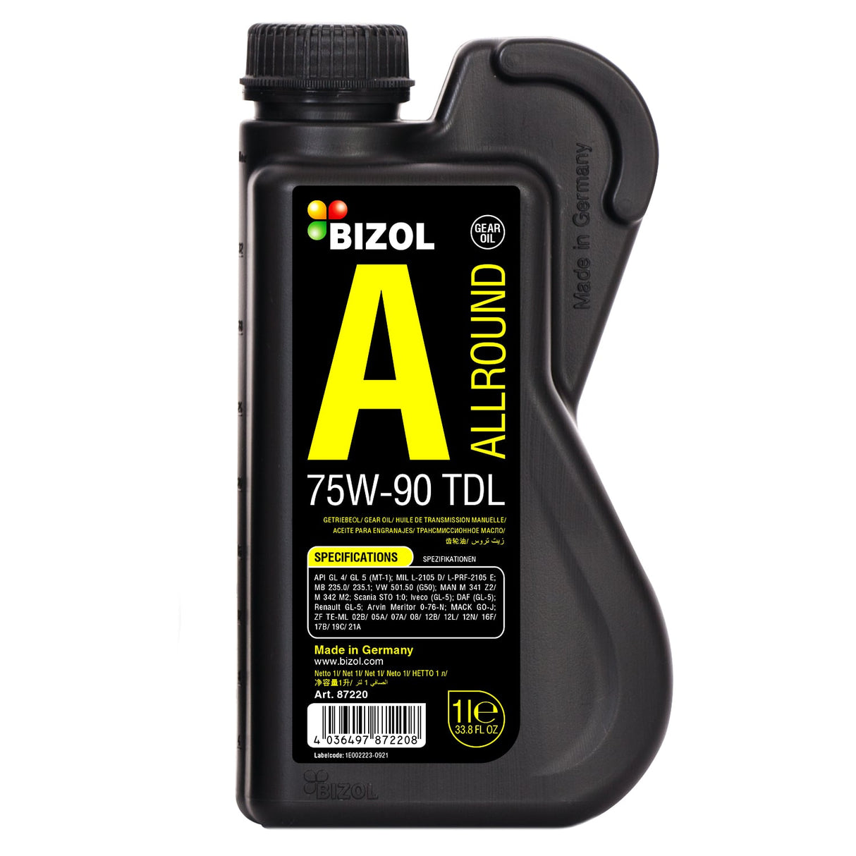 ប្រេងប៉ុង BIZOL Allround Gear Oil TDL 75W-90 (ប្រេងប៉ុង) -