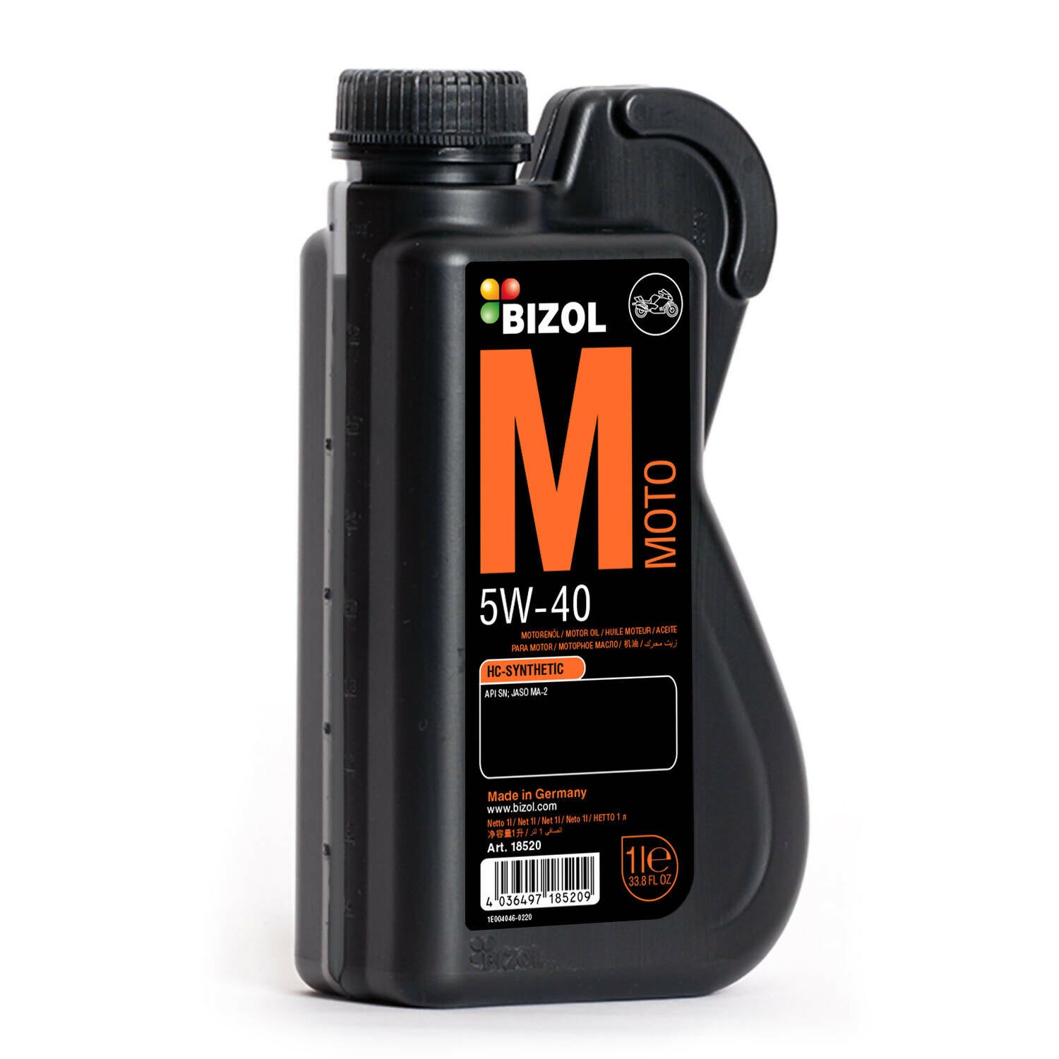 ប្រេងម៉ូតូ BIZOL Moto 5W-40 (1L) - Motorcycle Motor Oil