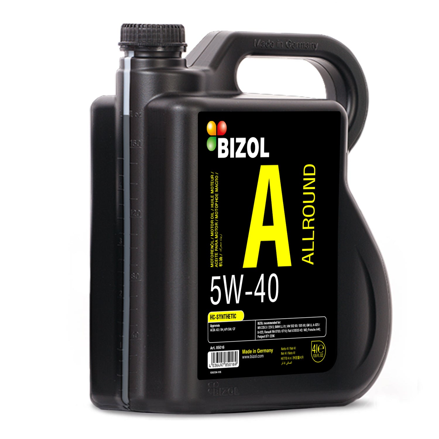 ប្រេងម៉ាស៊ីន BIZOL Allround 5W-40 - Motor Oil