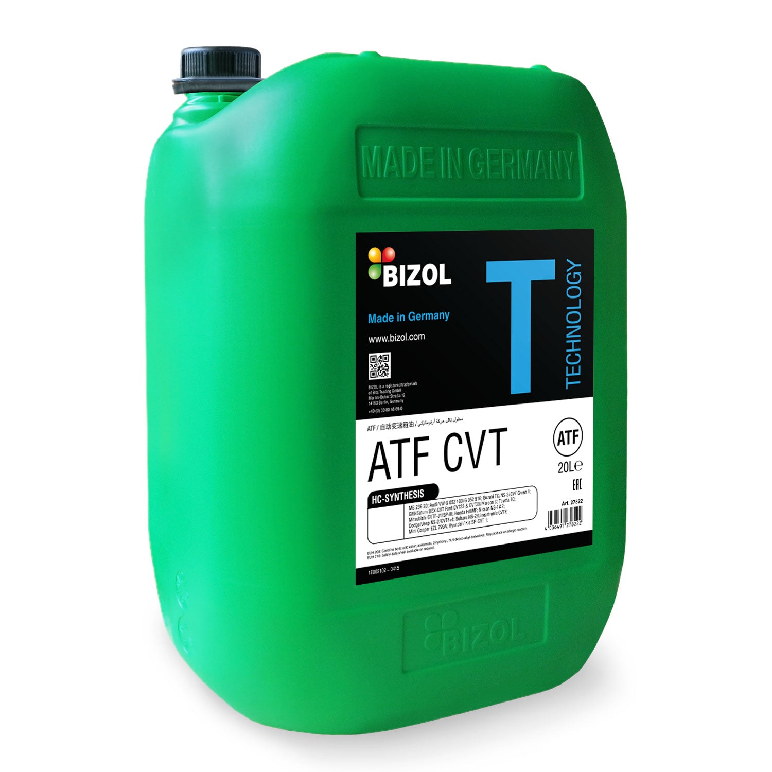 ប្រេងប្រអប់លេខ BIZOL Technology ATF CVT -