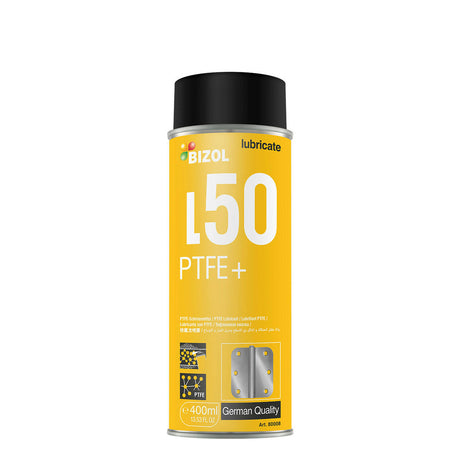BIZOL PTFE+ L50 - ស្ព្រៃយ៏បាញ់ការពារច្រែះ និងកកិតលើលោហៈឬផ្លាស្ទិច - Technical Spray