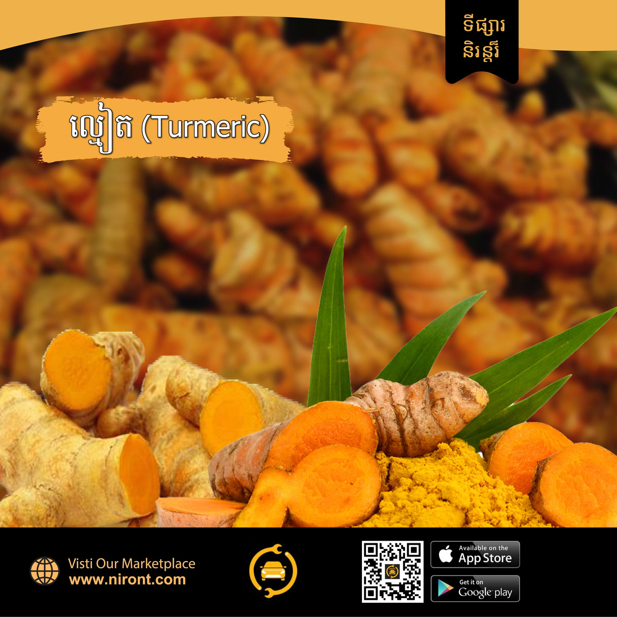 ល្មៀត Turmeric - Agriculture