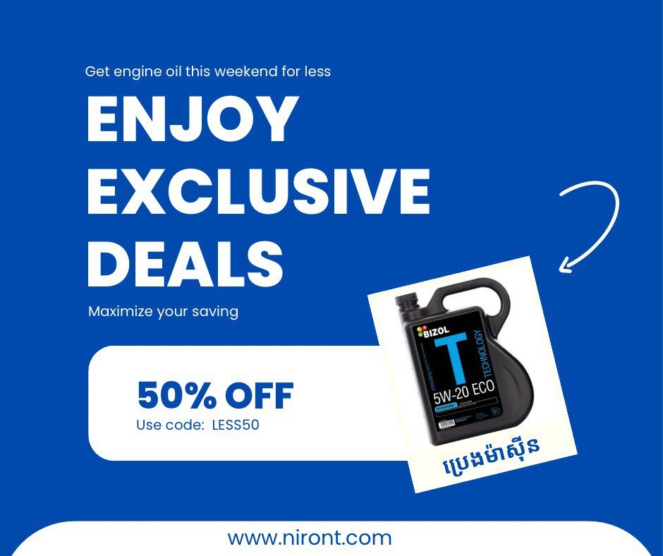 Exclusive Deals and Promotions for Online Shoppers in Cambodia - NIRONT Marketplace