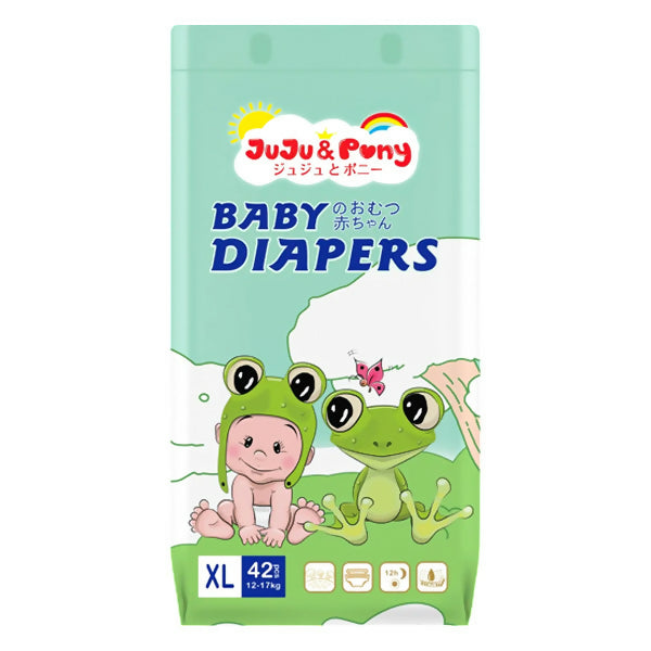 ខោទឹកនោម JUJU & Pony Baby Diapers XL42pcs 12-17kg