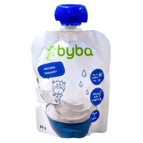 យ៉ាអ៊ួក្មេង 1y+ Byba Natural Yoghurt 85g - ទឹកផ្លែឈើ & អាហារក្មេង (Fruit juice & baby food)