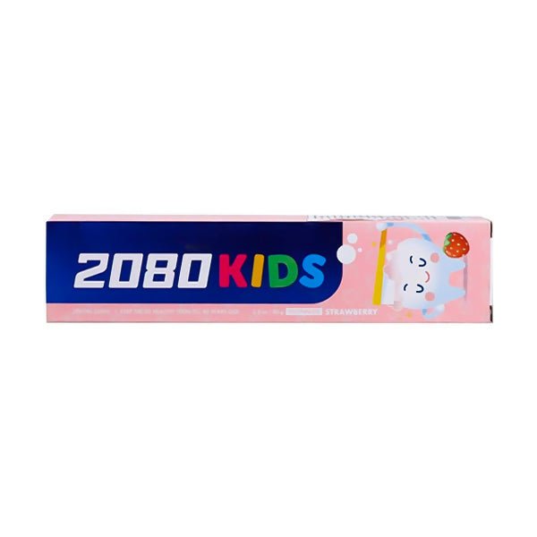 ថ្នាំដុសធ្មេញក្មេង 2080 Strawberry Kid Toothpaste - ថ្នាំដុសធ្មេញកូនក្មេង មនុស្សធំ និងច្រាសដុសធ្មេញ (Baby Toothpaste, Adult Toothbrushes & Toothbrushes)