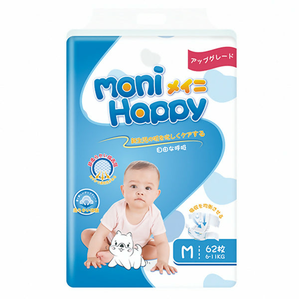 ខោរទឹកនោមបកបិទ Moni Happy M 62pcs