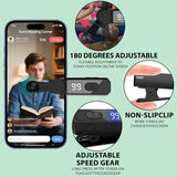 Rechargeable Auto Clicker for Smart Phone, Wireless Phone Screen Device Speed Clicker for iPhone iPad Apps, Fast Click Continuous Click for Tiktok, Live Broadcasts Likes