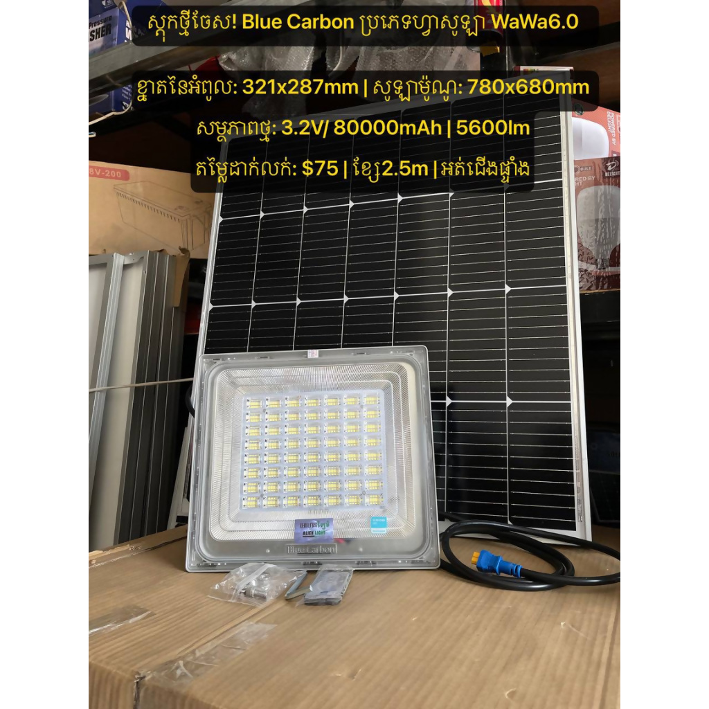 Blue Carbon ប្រភេទហ្វាសូឡា WaWa6.0 ៖