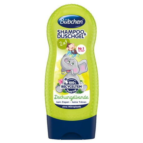 សាប៊ូក្មេង 2y+ Bubchen Shampoo & Duschgel Dschungellande 2in1 230ml - សាប៊ូកក់ ដុសកូនក្មេង (Baby Shampoo Body Wash)