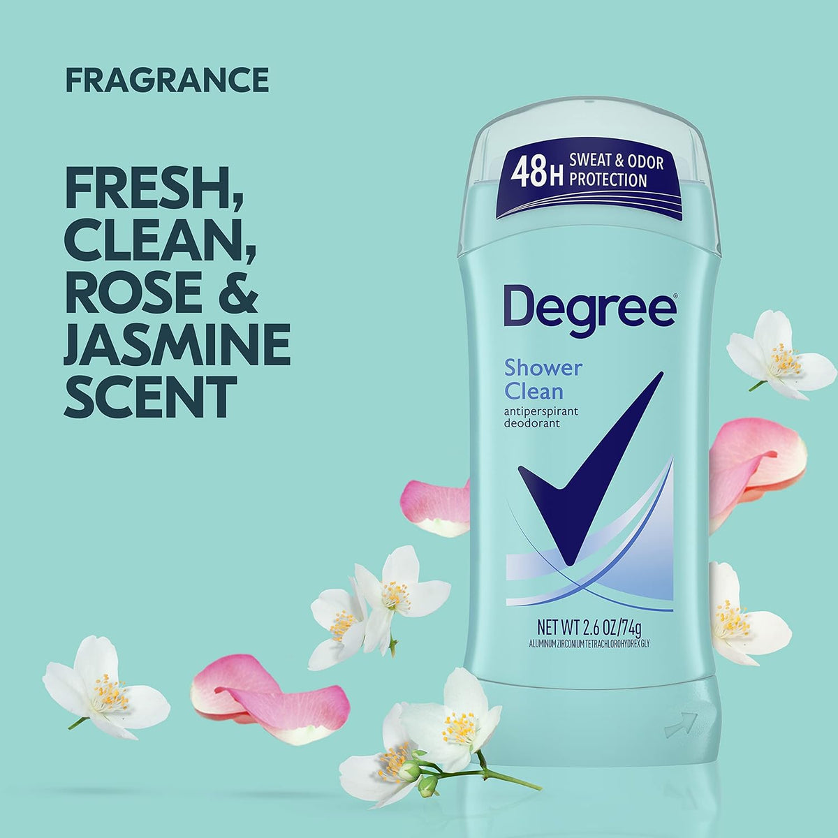Degree Original Antiperspirant Deodorant Shower Clean - For Women