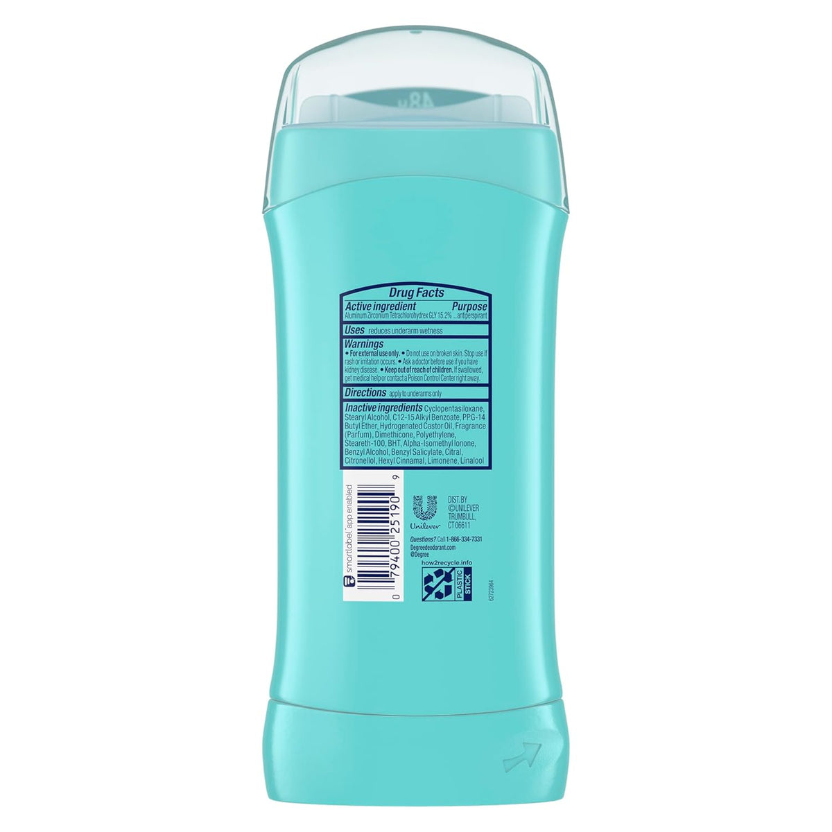 Degree Original Antiperspirant Deodorant Shower Clean - For Women