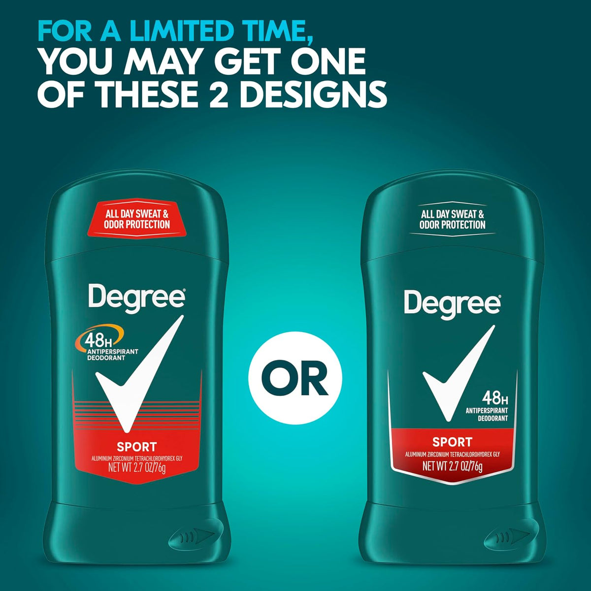 Degree Original Dry Protection Antiperspirant Sport 2.7 - For Men
