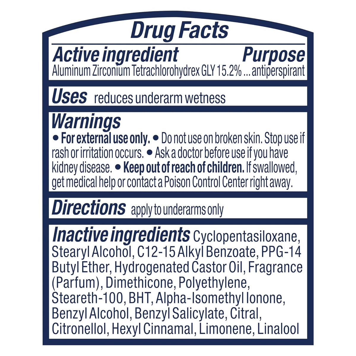 Degree Original Antiperspirant Deodorant Shower Clean - For Women