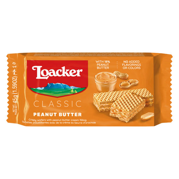 នំ Loacker Classic Peanut Butter 45g