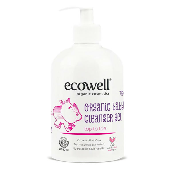 សាប៊ូក្មេង Organic Baby Cleanser Gel 500ml 1y+