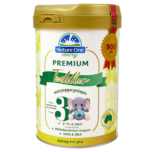 ម្សៅទឹកដោះគោ Nature One Dairy Premium Step3 (900g)