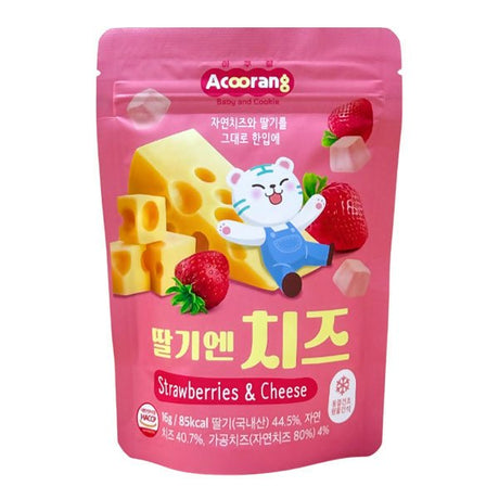 នំក្មេង Accoorang Strawberry & Cheese 1year+ - នំកូនក្មេង (Baby Cakes)