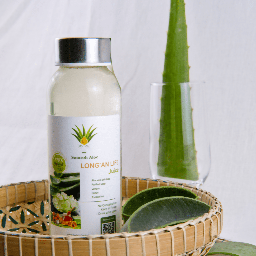 Aloe Vera Juice 300 ml Long'an life - ទឹកប្រទាលកន្ទុយក្រពើ - Healthy Drink