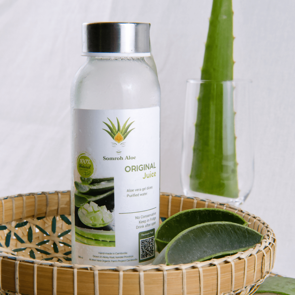 Aloe Vera Juice 300 ml Original - ទឹកប្រទាលកន្ទុយក្រពើ - Healthy Drink