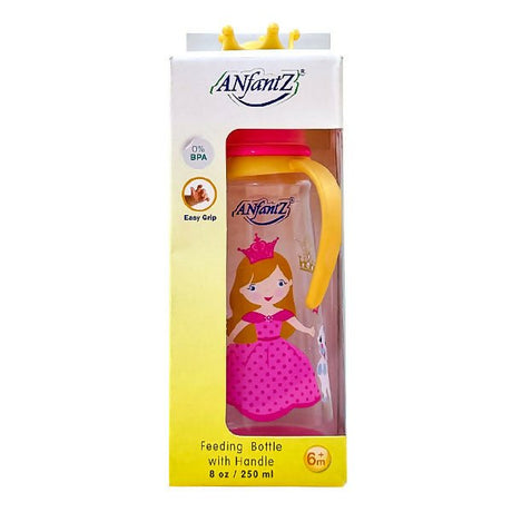 ដបម្កុដ Anfantz 8oz Feeding Bottle AF - 9218 - ដបដោះគោ ដបទឹក & ក្បាលប្តូរ (Milk Bottle Water Bottle & Changing Pads)