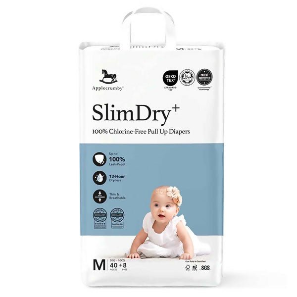ខោរទឹកនោមស្លៀក Applecrumby SlimDry M40*4 - ខោទឹកនោម (Diapers)