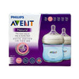 ដប Avent Natural Feeding Bottle Blue 0m+ 125ml/4oz - ដបដោះគោ ដបទឹក & ក្បាលប្តូរ (Milk Bottle Water Bottle & Changing Pads)