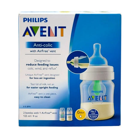 ដប Avent scf810/24 4oz 2 Bottle Anti - Colic - ដបដោះគោ ដបទឹក & ក្បាលប្តូរ (Milk Bottle Water Bottle & Changing Pads)