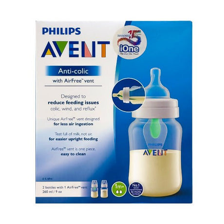 ដប Avent scf813/24 Anti - Colic 1m+ 260ml/9oz - ដបដោះគោ ដបទឹក & ក្បាលប្តូរ (Milk Bottle Water Bottle & Changing Pads)