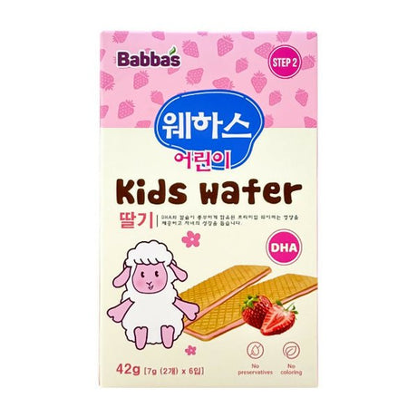 នំក្មេង Babbas Muffin Strawberry Flavor 42g 12+months - នំកូនក្មេង (Baby Cakes)