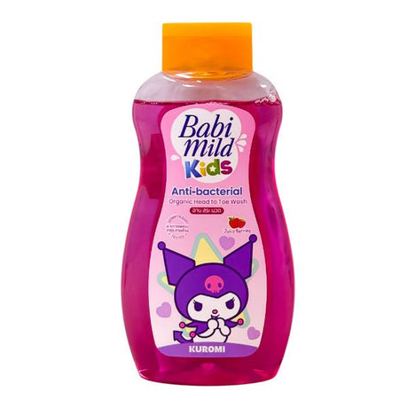 សាប៊ូដុសខ្លួន BabiMild Kids 2 in 1 Bath 200ml Mixed Berries - សាប៊ូកក់ ដុសកូនក្មេង (Baby Shampoo Body Wash)