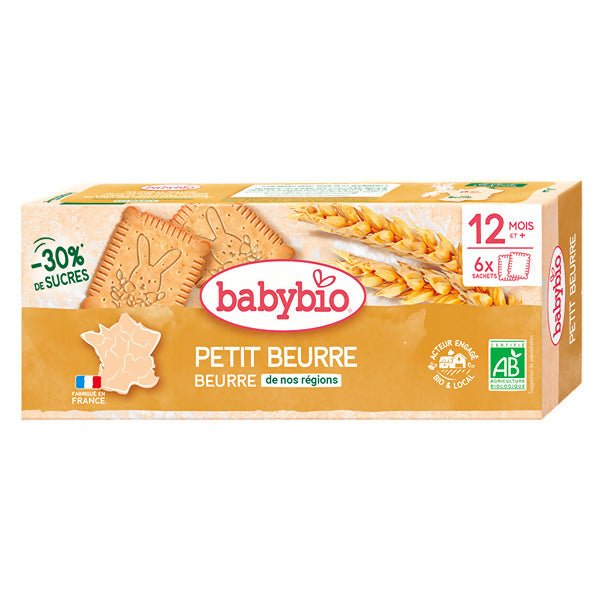 នំក្មេង Babybio Butter Biscuit Organic 12m+ - នំកូនក្មេង (Baby Cakes)