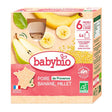 អាហារក្មេង BabyBio Pear Banana Millet (4x90g) - ទឹកផ្លែឈើ & អាហារក្មេង (Fruit juice & baby food)