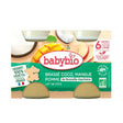 យ៉ាអ៊ួក្មេង Babybio Yoghurt Coconut Mango Pineapple Rice 2x130g - អាហារក្មេង (Baby Food)