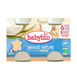 យ៉ាអ៊ួក្មេង Babybio Yoghurt Plain 2x130g - អាហារក្មេង (Baby Food)