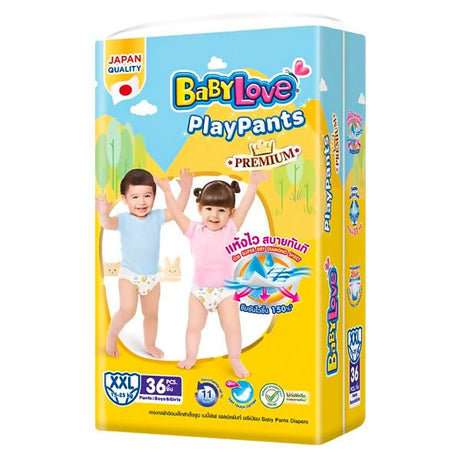 ខោទឹកនោម Babylove PlayPant Jumbo XXL36 - ខោទឹកនោម (Diapers)