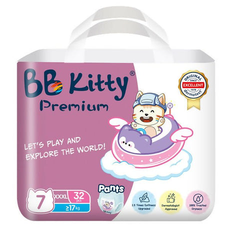 ខោរទឹកនោមស្លៀក BB Kitty XXXL 32pcs*4 - ខោទឹកនោម (Diapers)