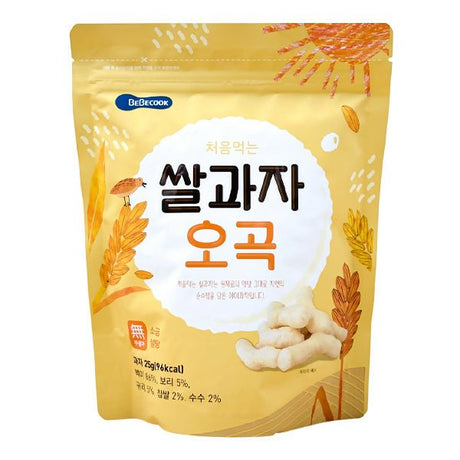 នំក្មេង BebeCook Cereal Flavor Rice Stick 12m+ - នំកូនក្មេង (Baby Cakes)