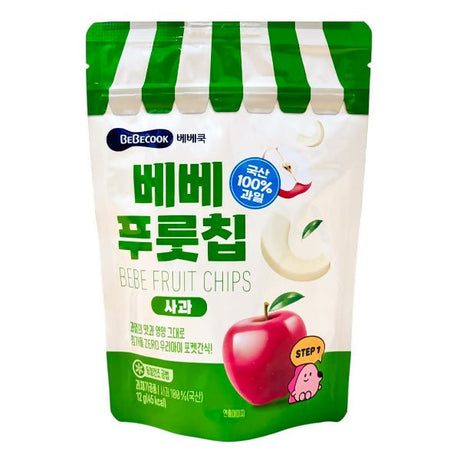 នំ BebeCook Cold Dried Apple 12g 1y+ - នំកូនក្មេង (Baby Cakes)