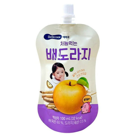 ទឹកផ្លែកឈើក្មេង Bebecook Juice Wing Sand 100ml - ទឹកផ្លែឈើ & អាហារក្មេង (Fruit juice & baby food)