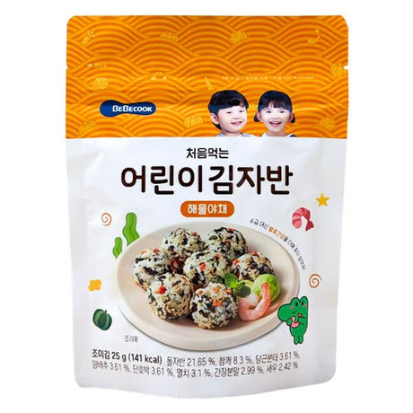 សារាយក្មេង BebeCook With Seaweed Sprinkled Seafood Flavor 25g - អាហារក្មេង (Baby Food)