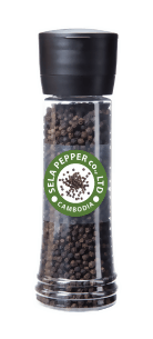 Black Peppercorn with Grinder (Non refill) 180g - Healthy Food