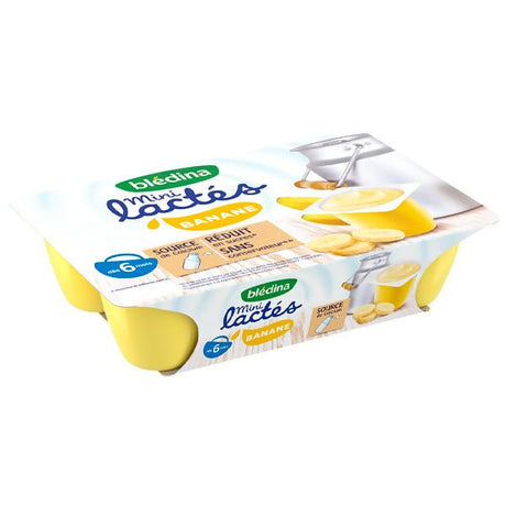 យ៉ាអ៊ួក្មេង Bledina Mini Banana Yogurt 6m+ - ទឹកផ្លែឈើ & អាហារក្មេង (Fruit juice & baby food)