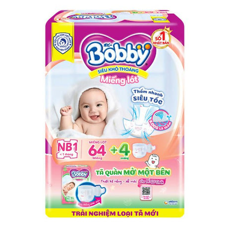 ខោទឹកនោម Bobby Fresh Newborn1 64 - ខោទឹកនោម (Diapers)