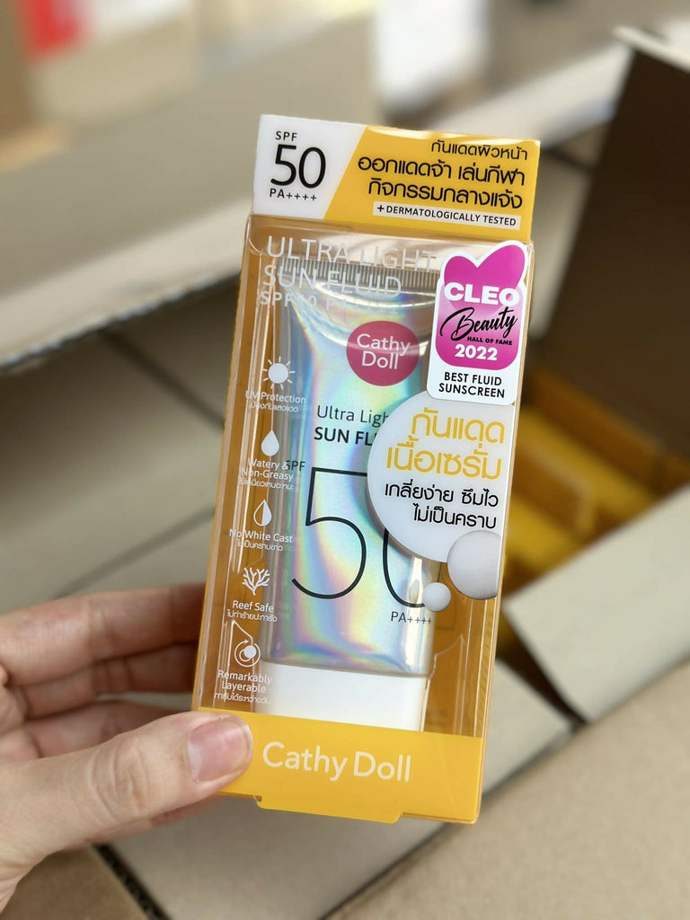 Cathydoll Ultra Light Sun Fluid SPF 50+ - Cosmetic Product