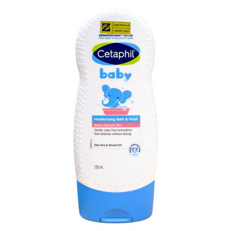 សាប៊ូដុសខ្លួន Cetaphil Baby Aloevera 230ml 0m+ - សាប៊ូកក់ ដុសកូនក្មេង (Baby Shampoo Body Wash)
