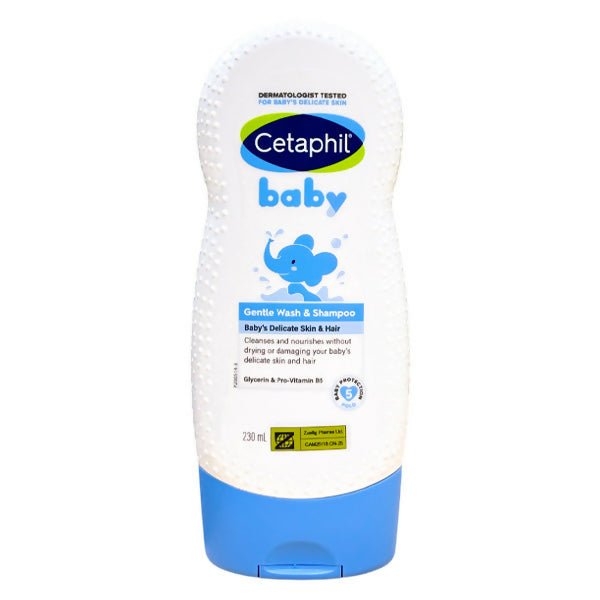 សាប៊ូកក់ដុស Cetaphil Baby Gentle Wash & Shampoo 230ml 0m+ - សាប៊ូកក់ ដុសកូនក្មេង (Baby Shampoo Body Wash)