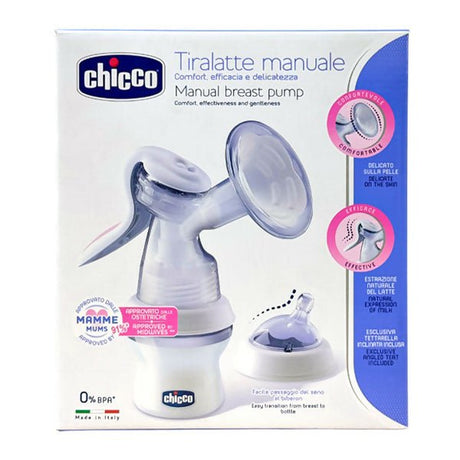 ឧបករណ៌បូមទឹកដោះ Chicco Tiralatte Manuale Breast Pump - ម៉ាស៊ីនបូមទឹកដោះ & ម៉ាស៊ីនកម្តៅទឹកដោះ (Breast Pumps & Milk Warmers)