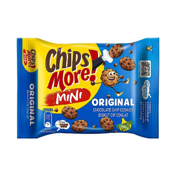 នំ Chips More Mini Chocolate Chip Cookies 80g - ស្ករគ្រាប់ & នំ (Candy & Cake)